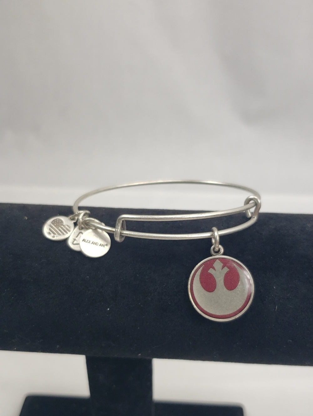 Alex and Ani Disney Star Wars Alliance Starbird Bangle Bracelet in Silver Tone